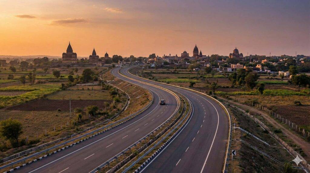 alt="how to reach Vrindavan by road"