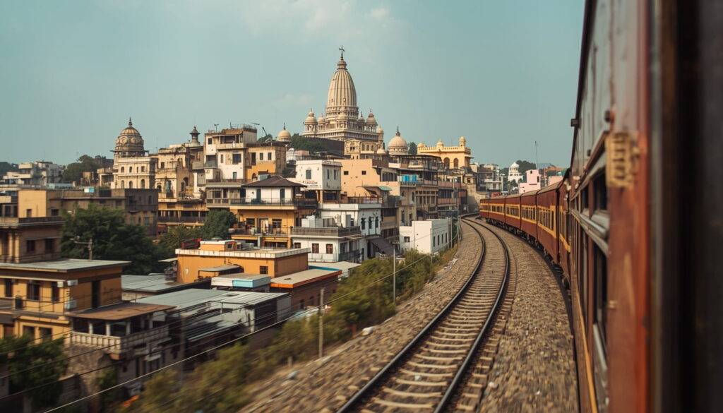 alt="how to reach vrindavan by train"